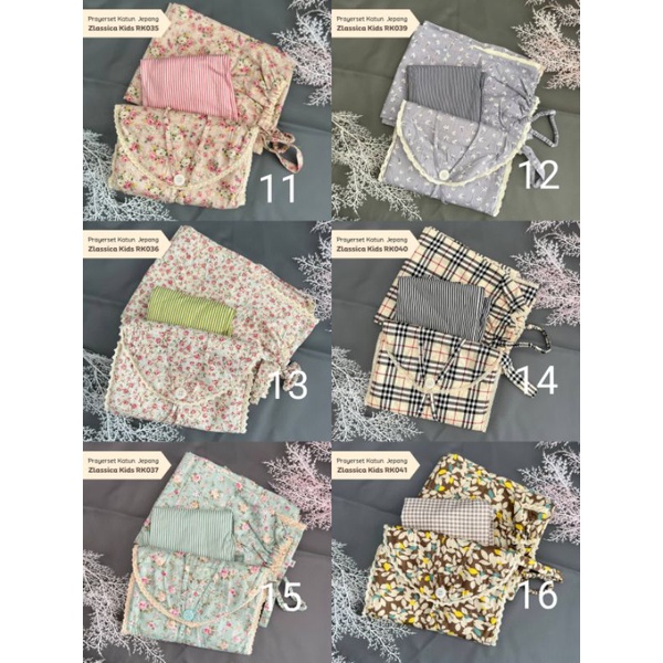 mukena anak balita mukena anak katun Jepang mukena anak  2 3 4 tahun (pilihan motif tulis di note)