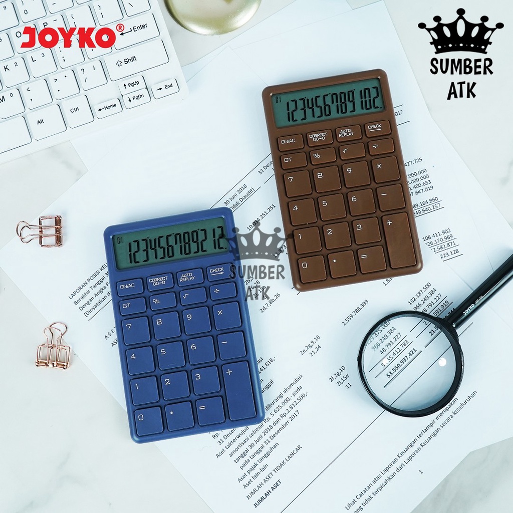 

Calculator Kalkulator Joyko Cc-55Co 12 Digits Check Correct