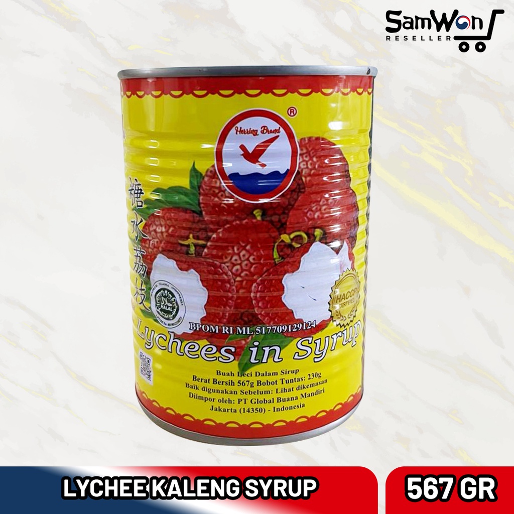 

Leci Kaleng Herring Brand 567gr Lychee In Syrup (Kemasan Pabrik)