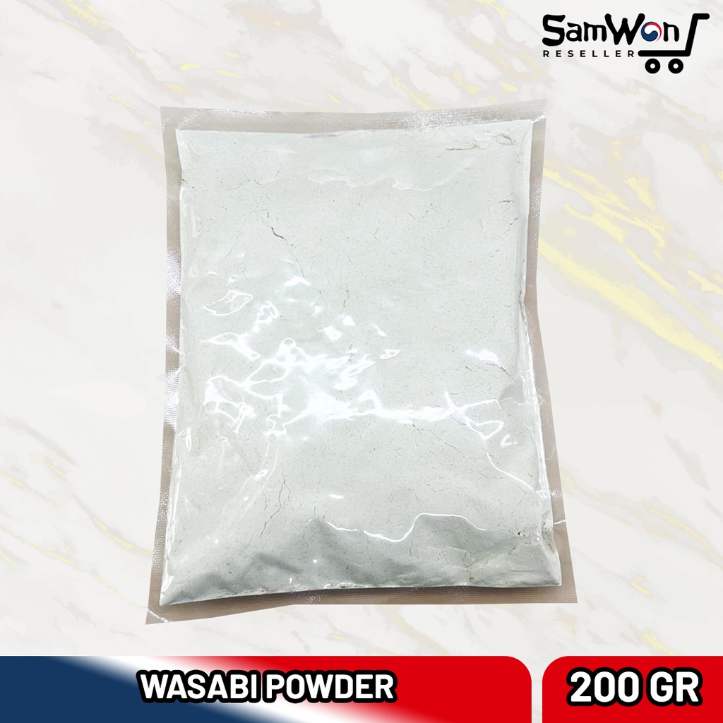 

Wasabi Powder (200gr) Kualitas Premium Restoran Jepang Korea Sushi