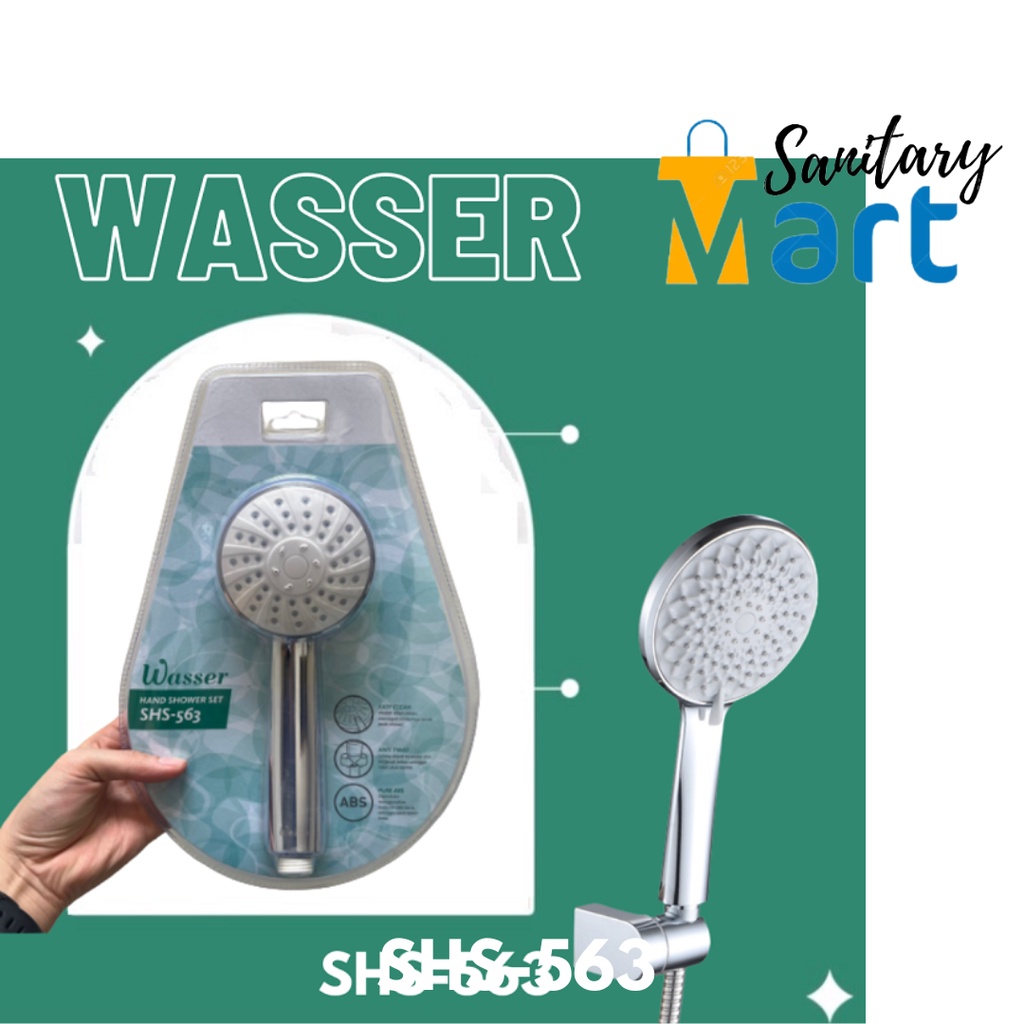Hand Shower SHS 563 - Shower Set WASSER SHS-563 / Kepala Shower Set WASSER