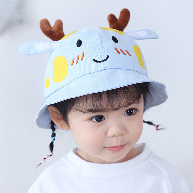 NEW Topi bundar / topi bulat anak laki-laki dan perempuan motif jerapah