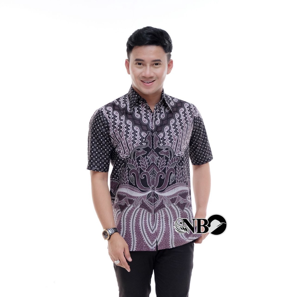 BAJU BATIK PRIA ABADI BATIK KEMEJA BATIK PRIA LENGAN PENDEK