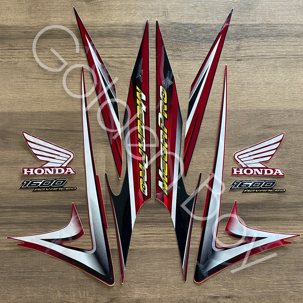Striping Megapro 2007 2006 | stiker motor honda megapro lama Striping lis megapro primus 2006 Merah