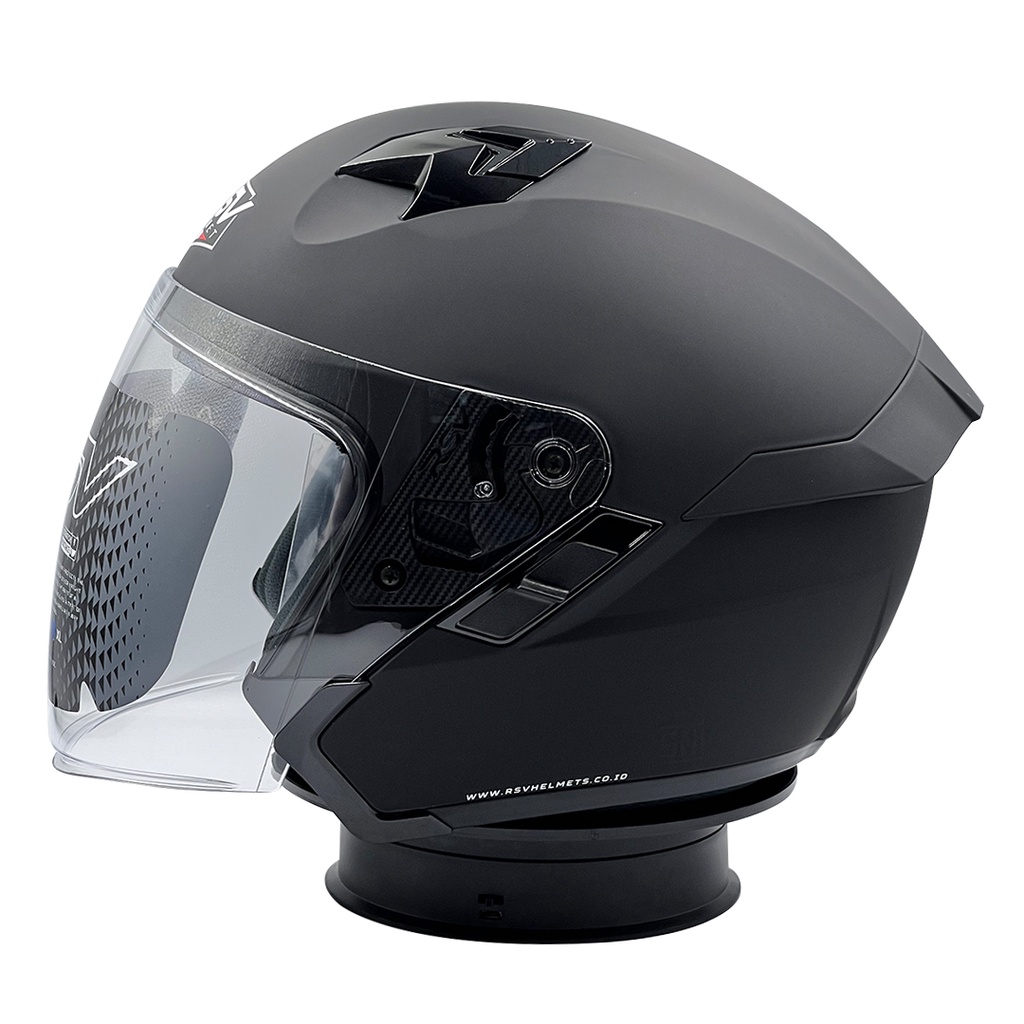 Helm RSV SV300 Solid Double Visor Black Doff