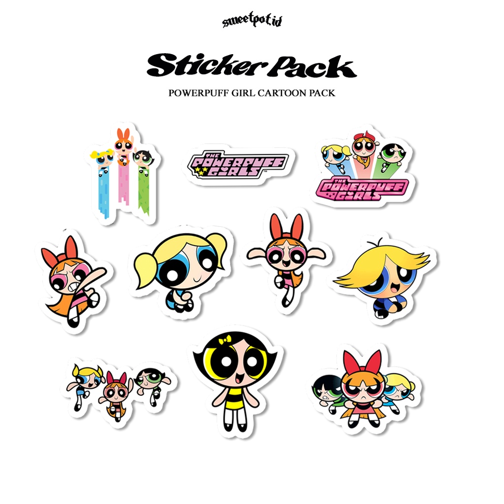 

(BISA COD) STICKER PACK [POWERPUFF GIRLS EDITION] / STICKER AESTHETIC / STICKER RANDOM ISI 5 /STICKER METAL / STICKER POP / STICKER INDIE / STICKER BAND