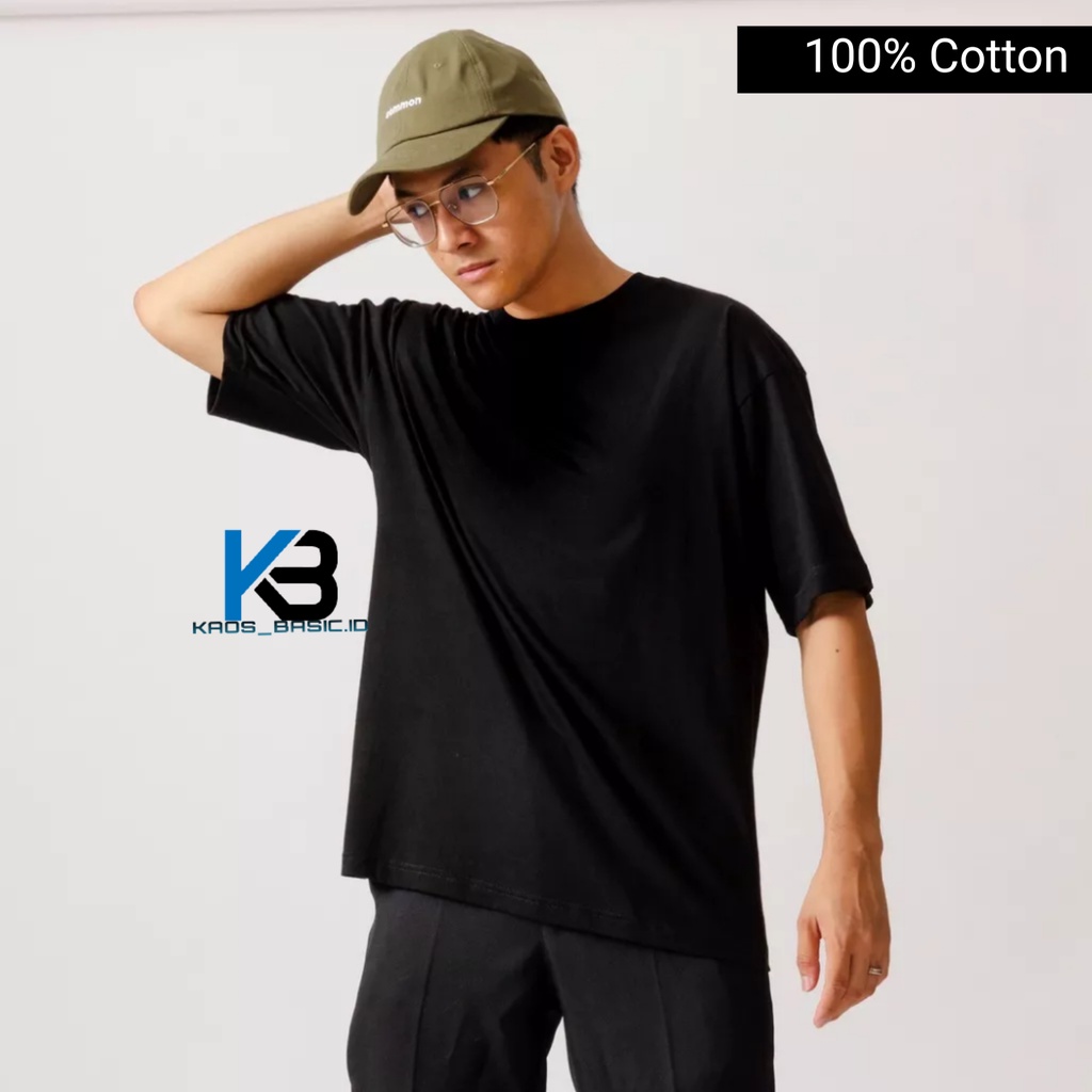 KBI kaos Polos Oversize 100% Cotton Combed 24s Premium