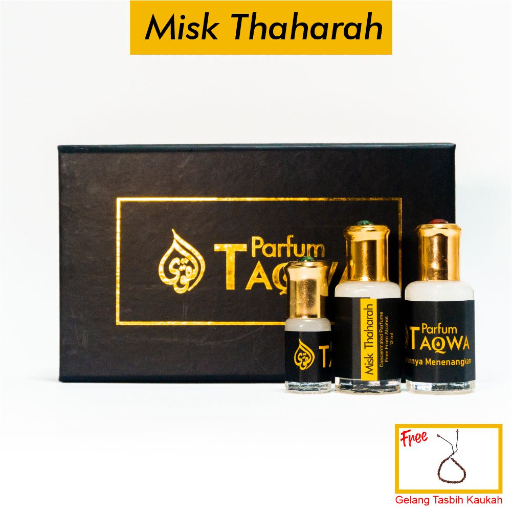 [Beli 1 Gratis 2] Misk Thaharah 12ml | Parfum Taqwa Misk Thaharah (Non Alcohol)