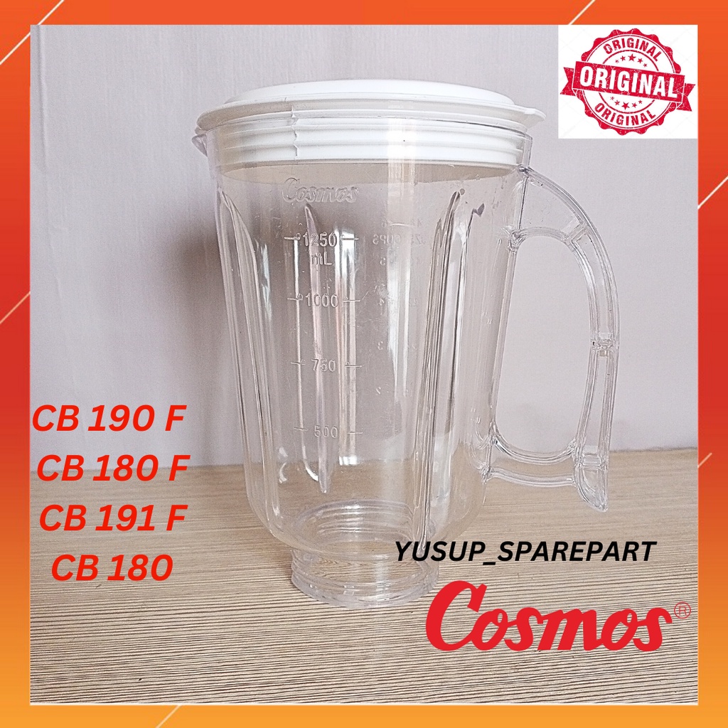 Gelas blender cosmos original + Tutup CB 180 F CB 190 CB 191 CB 180 Original