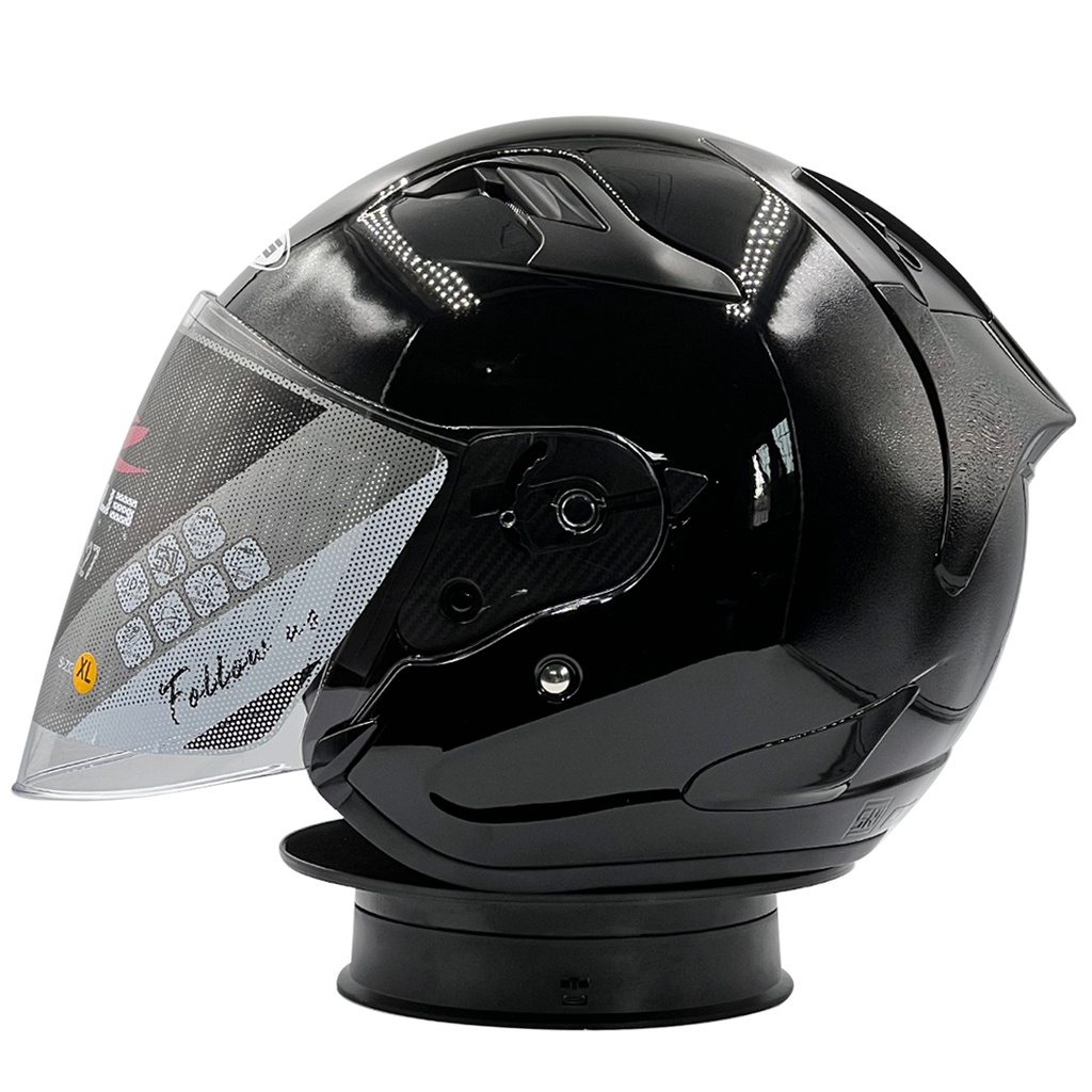 Helm Zeus ZS627 Single Visor Black