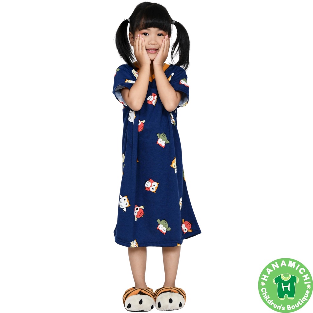 Hanamichi JOCE Baju Dress Anak Perempuan Lengan Pendek