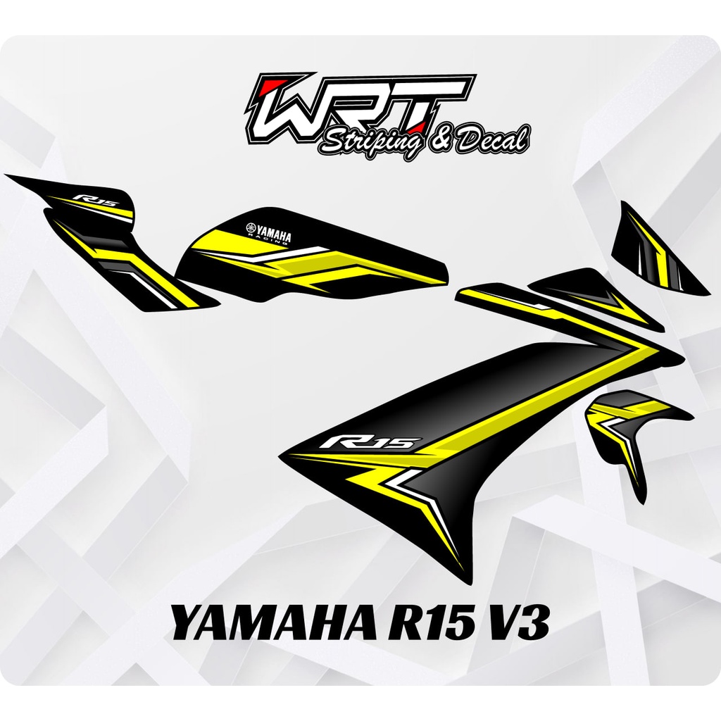 Striping R15 v3-Striping Hologram R15 v3-Stiker R15 v3-Decal R15 v3 Racing 03
