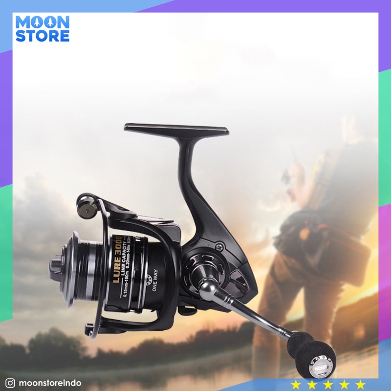 Debao Fishman Spinning Reel Pancing 5.21 121 Ball Bearing Lure 3000 Black