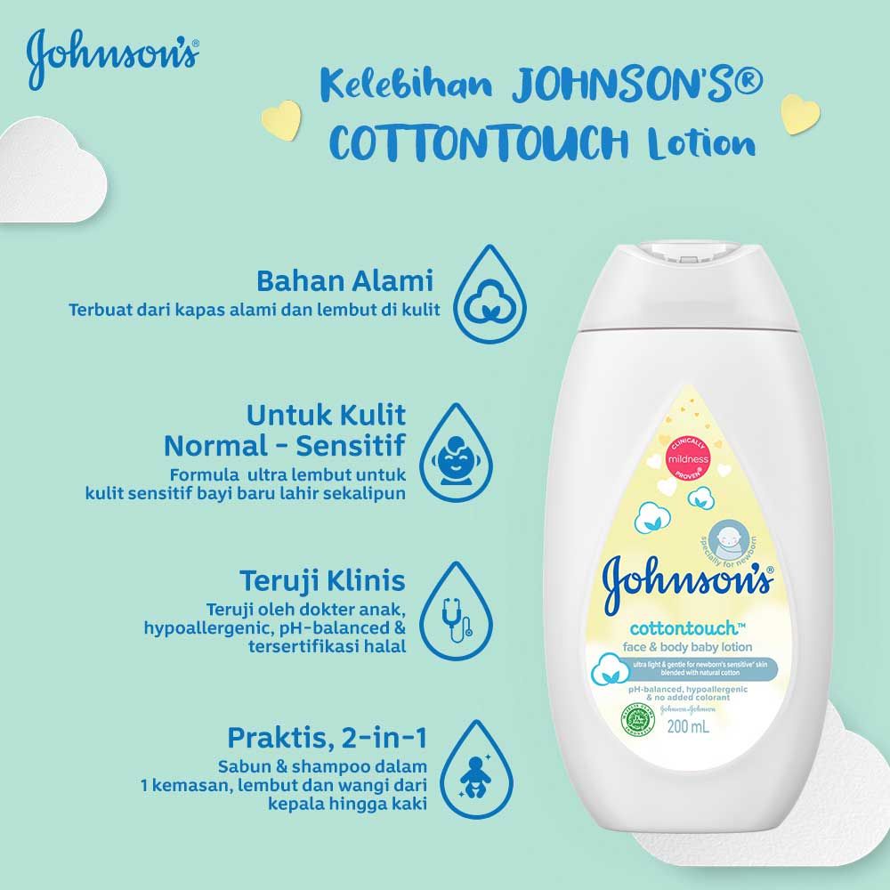 JOHNSON'S COTTONTOUCH 200ML