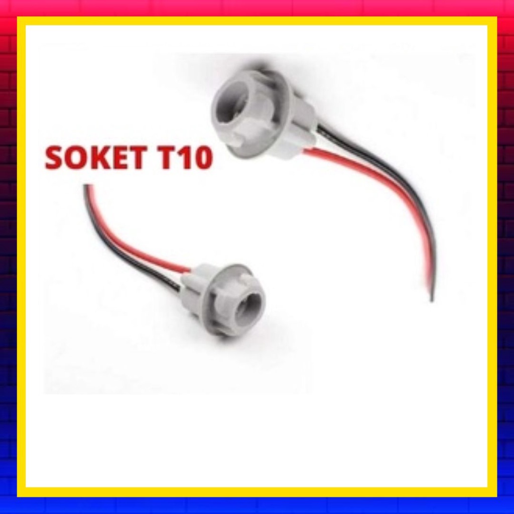 Fiting piting soket t10 lampu sen sein