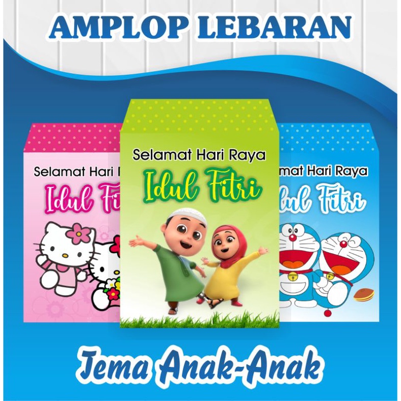 

Amplop Lebaran Unik Murah Tema Anak-Anak / Amplop Lebaran Idul Fitri Keren (ISI 10 PCS)