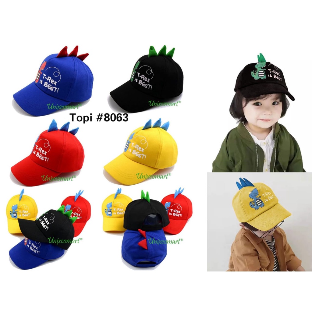 Topi Pet T-Rek Is Best - Topi Anak (TP-PTBS)