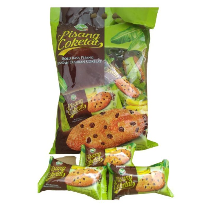 

SNACK KUE BOLU RASA PISANG COKELAT BALI HAI ISI 24 PCS