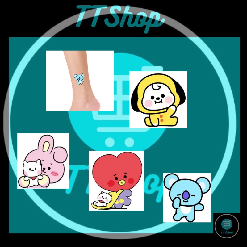 Tatoo temporary waterproof dan tahan lama gambar bts aman untuk anak semi permanen ,sejenis fruit in
