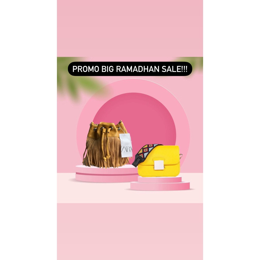 Paket Hemat Tas bahu/Selempang wanita Promo Ramadhan 022 &amp; 002(RANDOM)