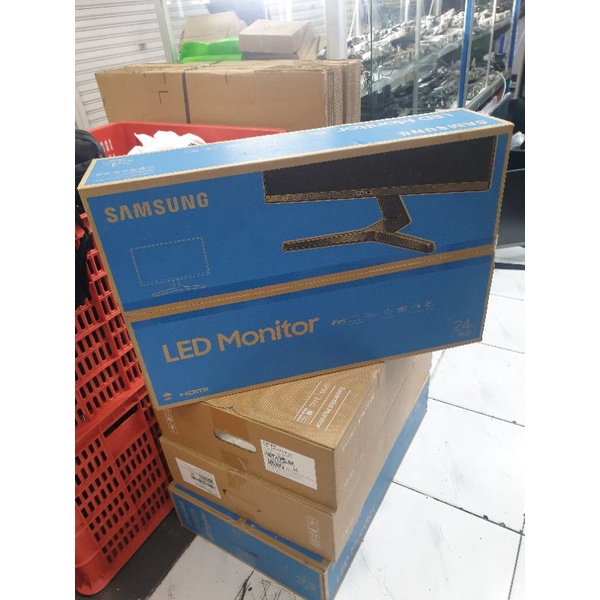 Led monitor Samsung SR35 S24R350FZE 24 inc barang baru jual second layar fremles Panel ips fullhd+Hdmi