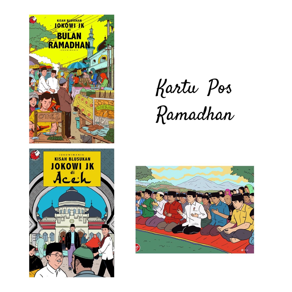 

MC- Kartu pos kartupos Blusukan Ramadhan Ramadan Bulan Puasa Postcard