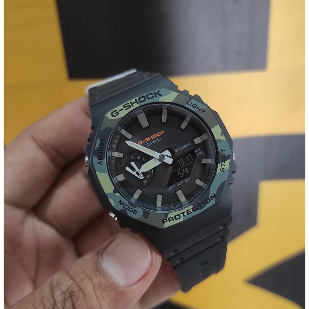 Jam Tangan Pria G-Shock ANALOG-DIGITAL SERI GA-2100 GA-2100SU-1A PRIA WANITA SPORT