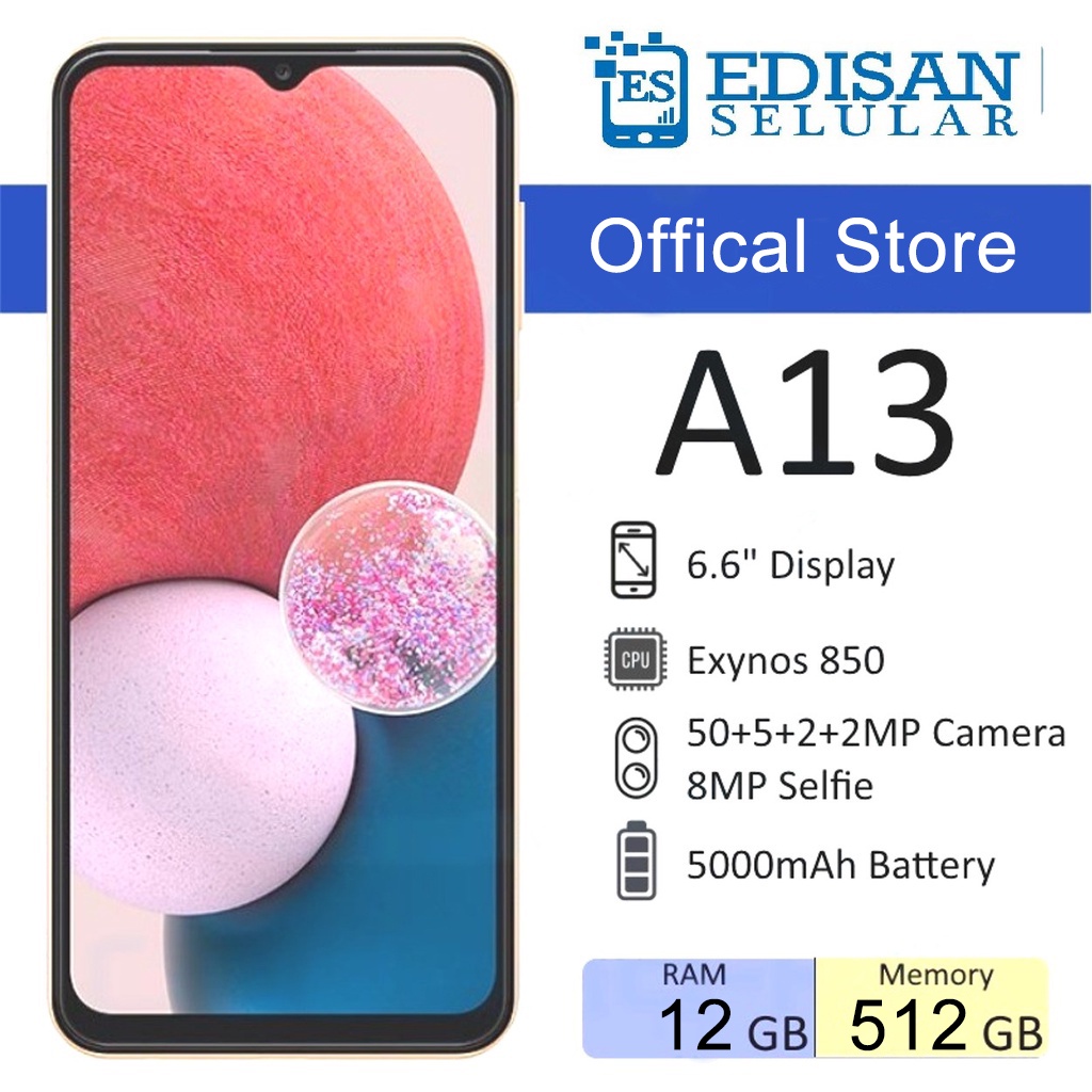 HP Galaxy A13 ram 12/512GB Murah 4G/5G LTE Handphone Android