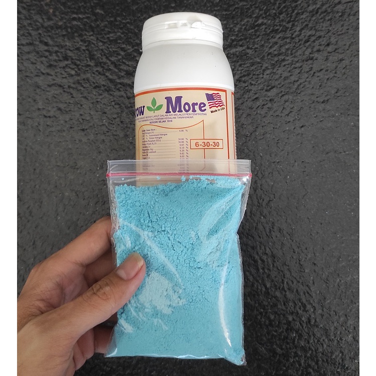 Pupuk Growmore 6 30 30 100 gram Repacking / Pupuk NPK Growmore 6 30 30 100 gr / Grow More 6-30-30 / 