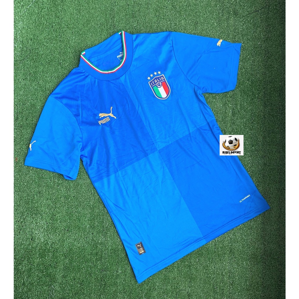 Jersey Baju Bola Italia Home 2022 2023 Grade Ori