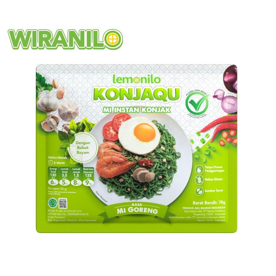 

Terbaruϟday Lemonilo Konjaqu Mie Instan konjak Mie Goreng DIET KETO Shirataki Bayam Gluten free