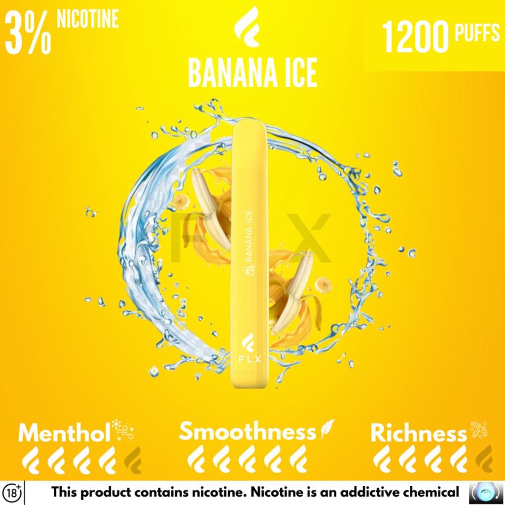 FLX Pods Disposable Vape Bar - 1200 Puffs 3% Nic