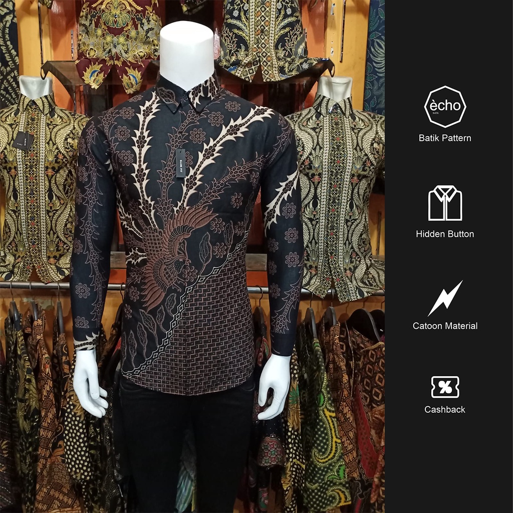 Batik Pria Slimfit Kemeja Batik Pria Kemeja Batik Slimfit Pria Batik Slimfit Baju Batik Batik Pria