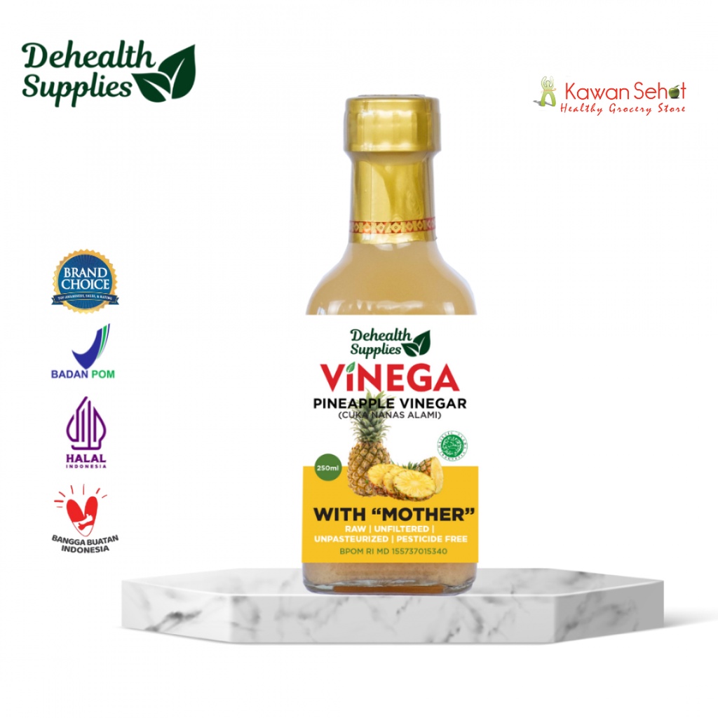 

Dehealth Supplies Vinega Pineapple Vinegar 250ml | Cuka Nanas Alami