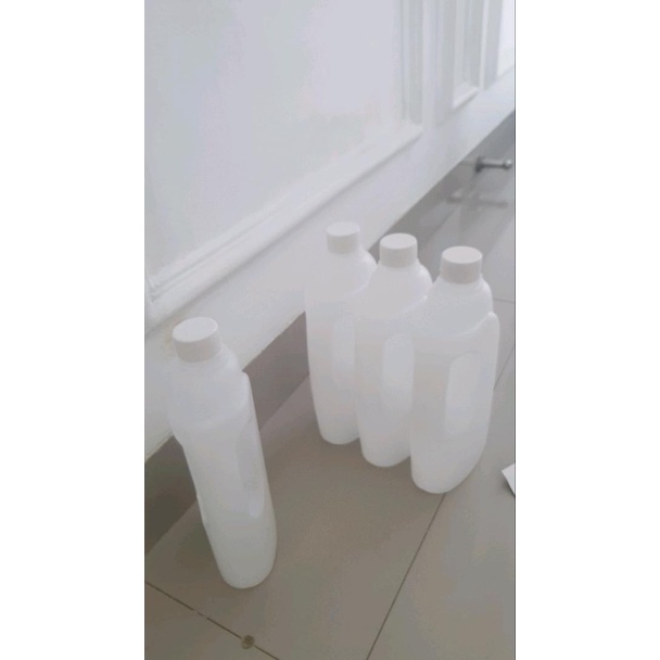 Botol Jerigen 1 Liter Laundry (gagang samping) warna natural