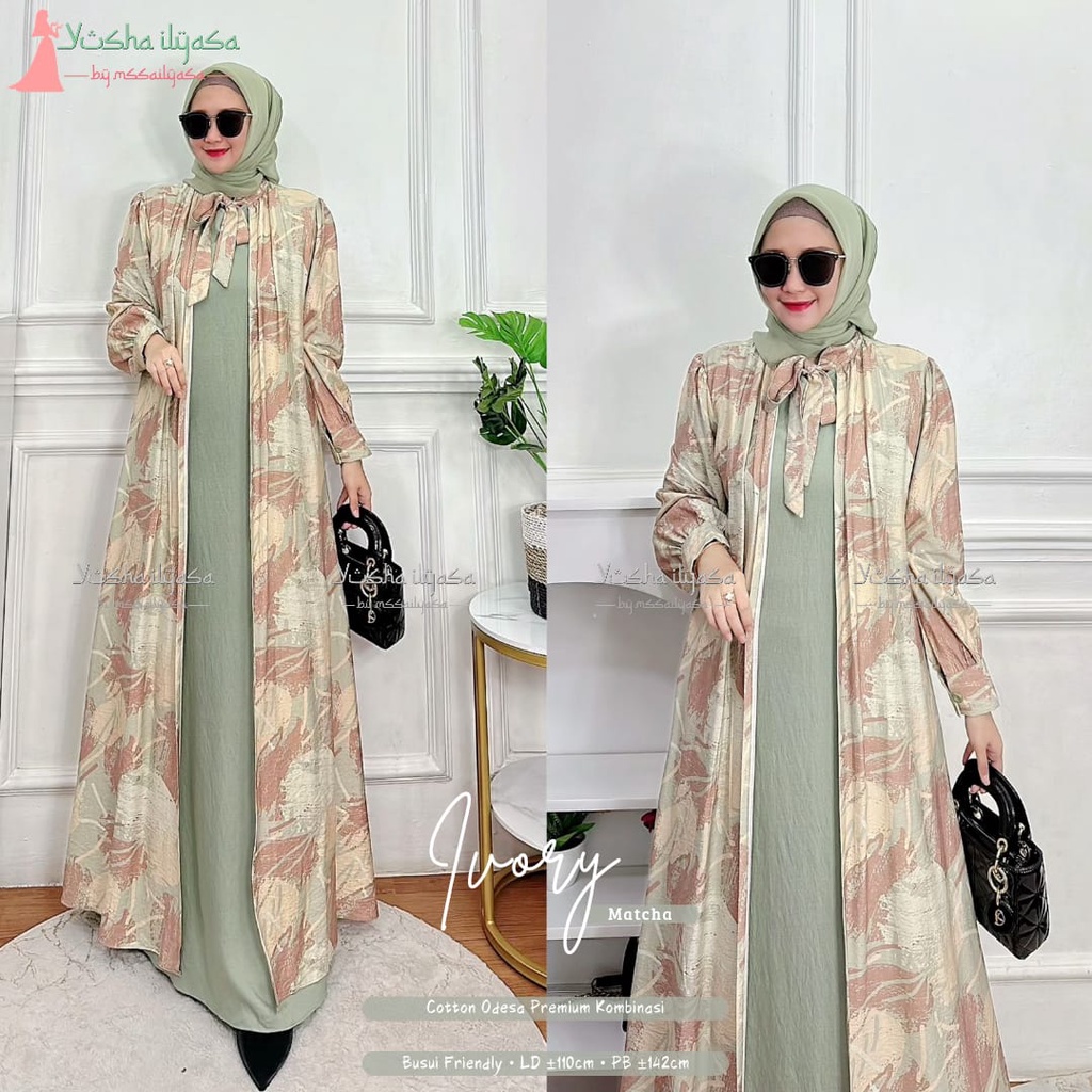 Ivory Dress BY Yusha Ilyasa