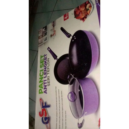 TEFLON SET GSF ANTI LENGKET (SERI TEFLON ISI 4)