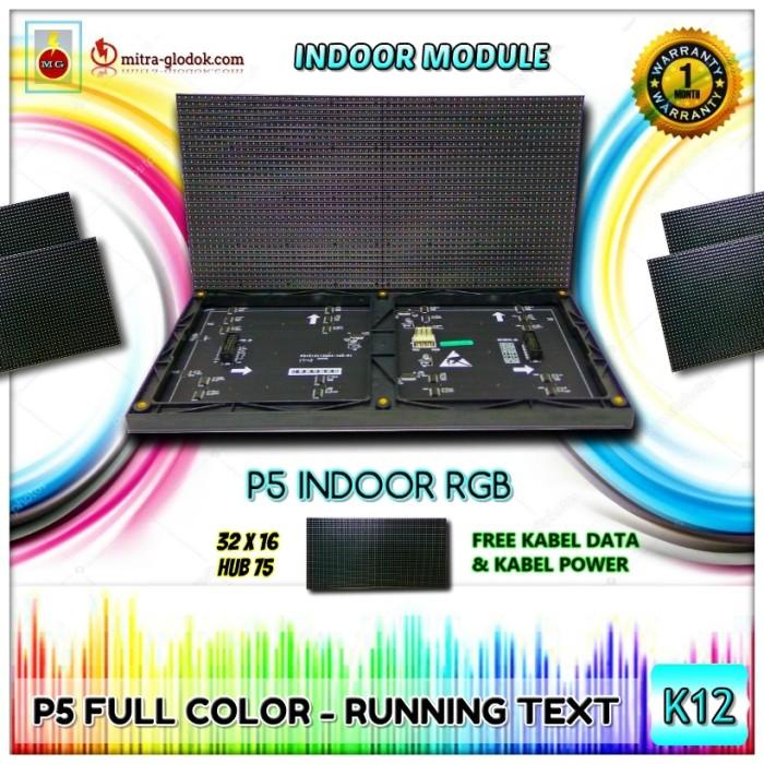 P5 MODUL PANEL RUNNING TEXT P5 INDOOR RGB LED DISPLAY FULL COLOR - K12