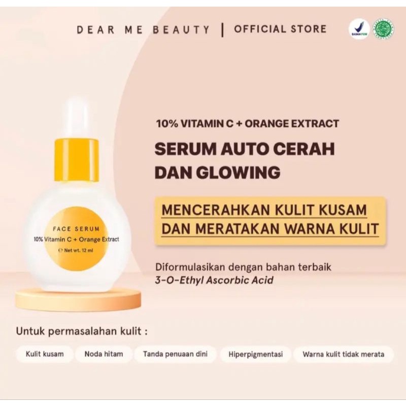 DEAR ME BEAUTY Skin Barrier Water Cream VITAMIN C SERUM GENTLE CLEANSER SUNSCREEN MULTIFUNCTION BODY GEL BRIGHTENING FACE MASK STICK 30 SECONDS MELTAWAY CLEANSING BALM KFC PEACH BLUEBERRY