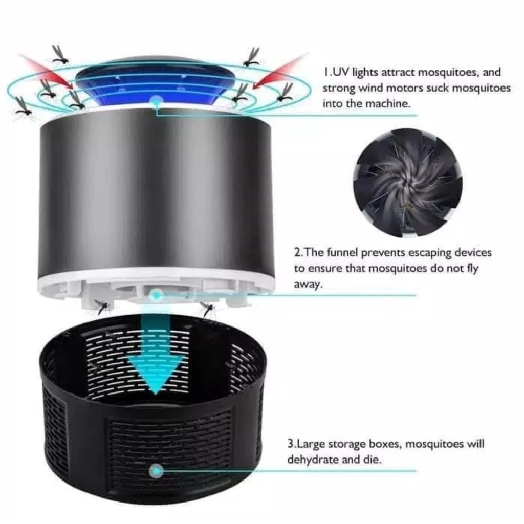 Perangkap Nyamuk Elektrik Lampu Mosquito Killer Lamp UV