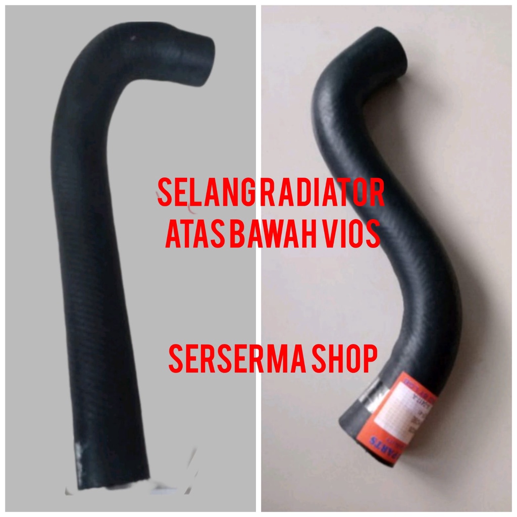 Selang Hose Radiator VIOS Atas dan bawah ORI slang radiator toyota vios