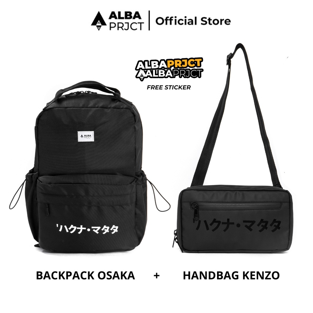 ALBA PROJECT I PAKET BUNDLING ( BACKPACK OSAKA + HANDBAG SAGA )