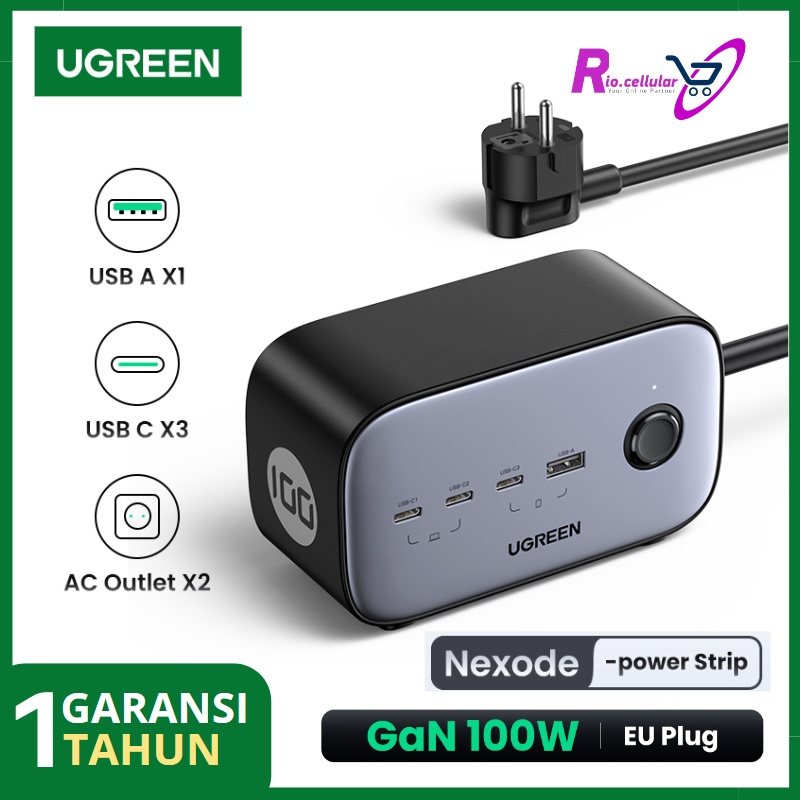 UGREEN Diginest Cube Charger 100W Station Charger 4output+Power Socket