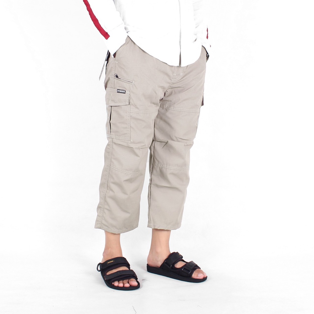 Kent Celana Pria reguler Sirwal Panjang Tacktical Original Cream