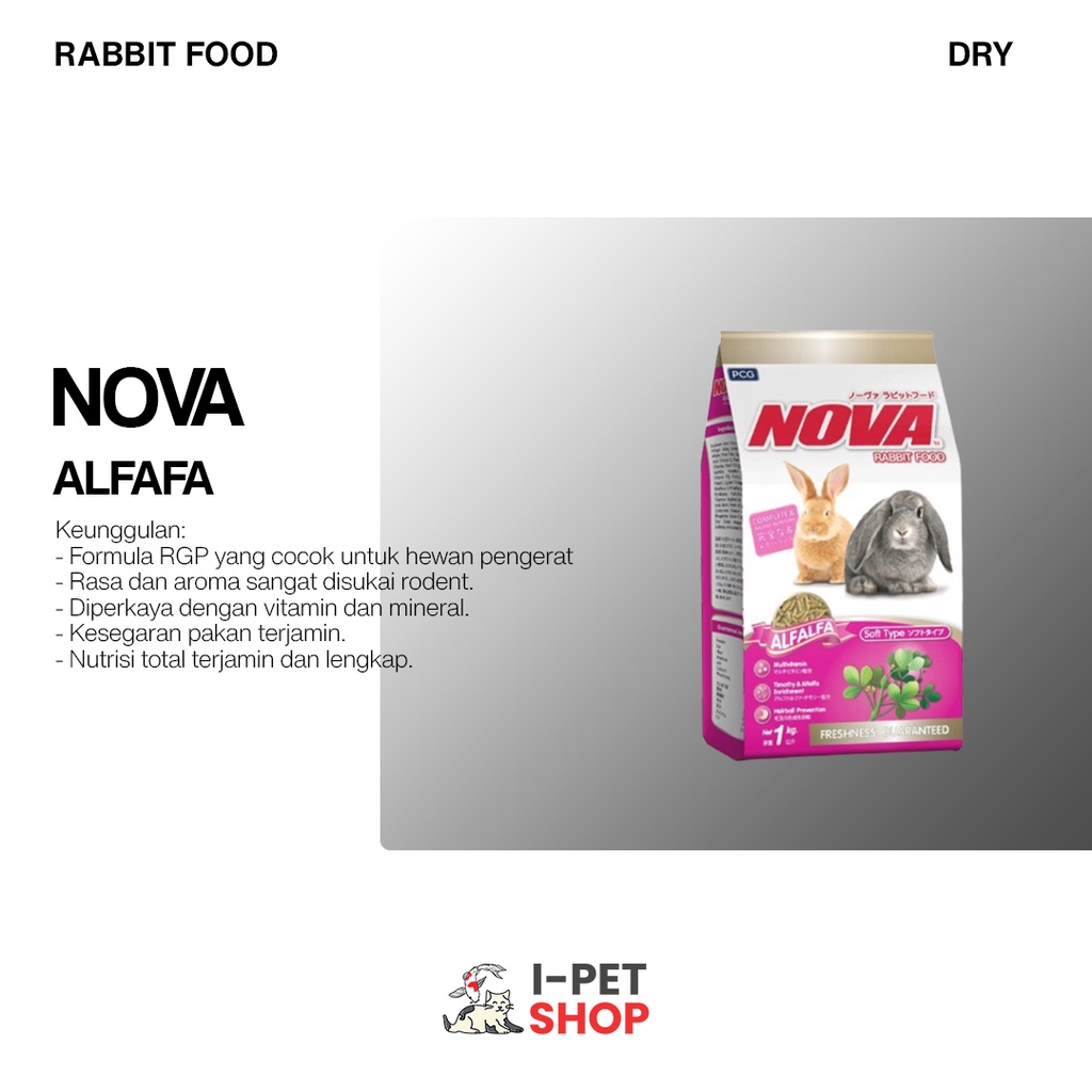 Nova Alfafa Rabbit Food 1kg
