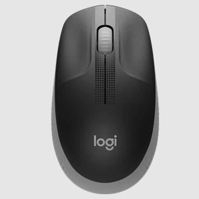 Logitech Full Size Wireless Mouse - M190 - Charcoal