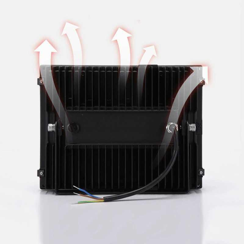 FSL Lampu Sorot LED Outdoor Floodlight IP65 Cool White 6500K 220V 30W - FZ58 - Black