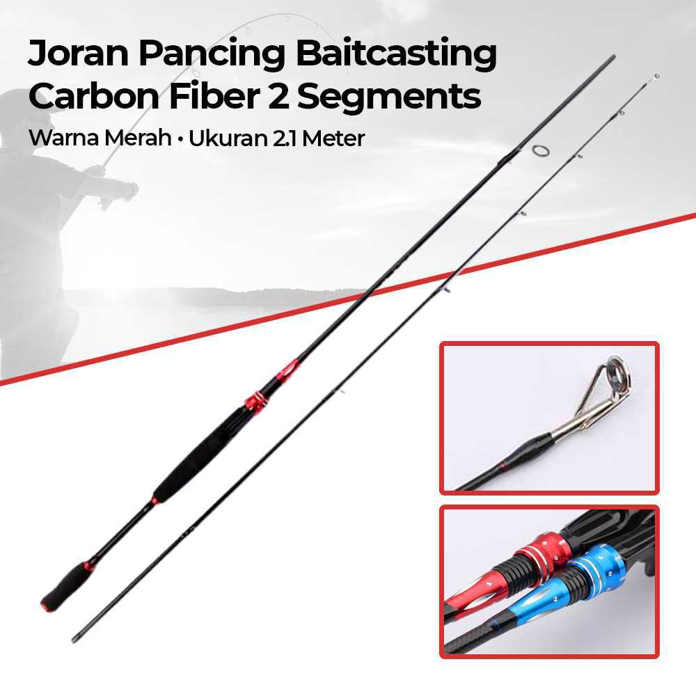 Joran Pancing Baitcasting/Spinning Carbon Fiber 2 Segments - KB361