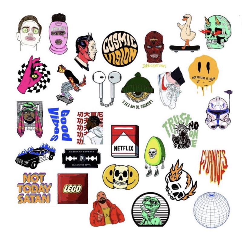 

Vinyl Sticker Waterproof - A1 - Hype