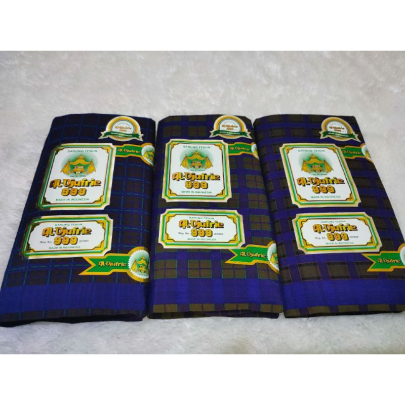 SARUNG AL DJUFRI 999 FULL SUTRA ATBM JAHIT TENGAH